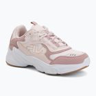 FILA Collene Logo shoes in pale mauve/white
