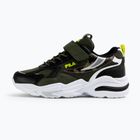 Children's shoes FILA Madrun Velcro olive night
