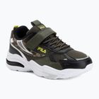Children's shoes FILA Madrun Velcro olive night