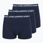 Men's boxers KARL LAGERFELD Logo Trunk 3 pairs navy
