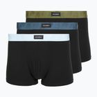 Men's boxers KARL LAGERFELD Kameo Logo Trunk 3 pairs midnight/clear sky/olive