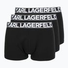 Men's boxers KARL LAGERFELD Bold Elastic Trunk 3 pairs black