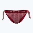 Tommy Hilfiger Cheeky Side Tie Bikini Bottom Print floral stripe regatta red
