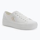 Calvin Klein women's trainers YW0YW01763 Vulc Flatform Low Cv MG triple bright white