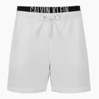 Men's Calvin Klein KM0KM01093 Intense Power Medium Double WB pvh classic white swim shorts