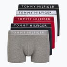 Tommy Hilfiger men's boxer shorts UM0UM03679 5 pairs white/mid red/desert sky/mid heather/black