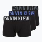 Boxers Calvin Klein 000NB3608A Trunk 3 pairs black bodies/turbulence/white/iridescent