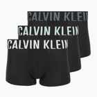 Boxers Calvin Klein 000NB3608A Trunk 3 pairs Black bodies/white/aerial/turbulence