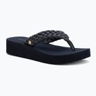 Women's flip-flops Tommy Hilfiger Wedge Cornrow Beach space blue