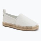Women's espadrilles Calvin Klein HW0HW02931 Oblique Canvas Off White