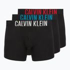 Boxers Calvin Klein 000NB3609A Boxer Brief 3 pairs black w/oatmeal logo/black w/age