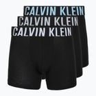 Boxers Calvin Klein 000NB3609A Boxer Brief 3 pairs black w/harbor mist logo/black w