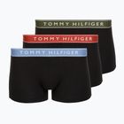 Boxers Tommy Hilfiger Trunk WB 3 pairs brick blue/terra red/army green