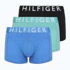 Boxers Tommy Hilfiger Trumk 3 pairs arctic aqua/black/cobalt blue