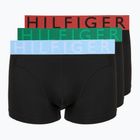 Men's boxers Tommy Hilfiger Trunk WB Cooling Technology 3 steam tra rd/brz blue/jde wnk