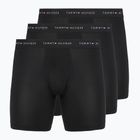 Men's boxers Tommy Hilfiger Micro Long 3 pack black/black/black