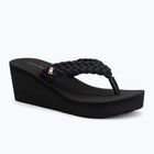 Women's flip-flops Tommy Hilfiger Wedge Braided Summer Sandal black