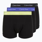 Men's boxers Calvin Klein 0000U2662G Trunk 3 pairs black w green bloom wb/black w da