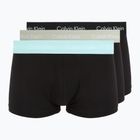 Men's boxers Calvin Klein 0000U2664G Low Rise Trunk 3 pairs black in plume wb/ black in misty sag