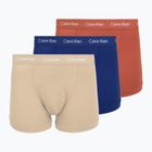 Men's boxers Calvin Klein 0000U2662G Trunk 3 pairs sodalite blue/redwood/white peppe