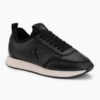 Women's shoes Calvin Klein HW0HW03118 Retro Runner Sock PANL Leather Neo black/crystal grey