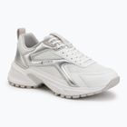 Men's shoes Calvin Klein HM0HM02341 Hike Runner Stripe Met Mix bright white/silver/light grey
