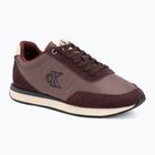 Men's shoes Calvin Klein YM0YM01361 Retro Runner Ess Mix Mat bordeaux/peppercorn/vanilla