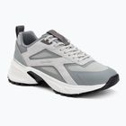 Men's shoes Calvin Klein HM0HM02220 Hike Runner Stripe Mix Nylon Suede light grey/granite grey