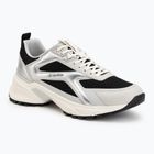 Men's shoes Calvin Klein HM0HM02341 Hike Runner Stripe Met Mix black/silver/light grey