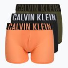Men's boxers Calvin Klein LV00NB4665 Boxer Brief black/olive night/orange frosting