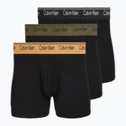 Men's boxers Calvin Klein LV00NB4410 Brief black w/bronze flash wb/black/oliv