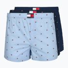 Men's boxers Tommy Hilfiger Woven Boxer Print 3 pack chambray flag/carb navy/c navy flag