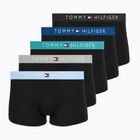 Men's boxers Tommy Hilfiger Trunk black/ant silver/ves blue/opu bl/haz te