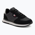 Men's shoes Tommy Jeans Runner Flag Mix washed black/stratus grey