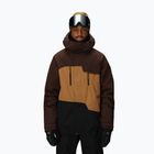 Men's snowboard jacket 686 Geo Insulated coffee colorblock