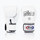 Fairtex Universal "Tight-Fit" Design white boxing gloves