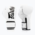 Fairtex Microfiber white boxing gloves