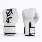 Fairtex Microfiber white boxing gloves