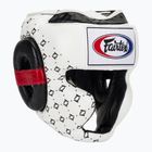 Fairtex Super Sparring boxing helmet white/black