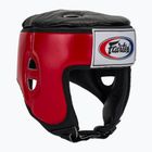 Fairtex Muay Thai & Kickboxing Competition helmet red