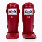 Fairtex In-Step Double Padded Tibia Protectors red