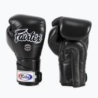 Fairtex Stylish Angular Sparring Boxing Gloves - Locked Thumb black