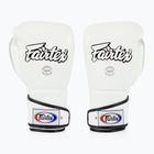 Fairtex Stylish Angular Sparring - Locked Thumb white Boxing Gloves