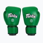 Fairtex Real Leather Boxing Gloves green