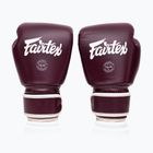 Fairtex Real Leather Boxing Gloves maroon
