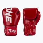 Fairtex ONE X Fairtex Boxing gloves red