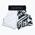 Fairtex Boxing BT2003 'Monochrome' white/black boxing shorts