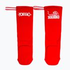 YOKKAO Muay Thai Boxing tibia protectors red