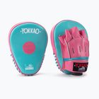 YOKKAO Curved training shield 2 pcs hot pink/island