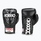 Men's boxing gloves YOKKAO Stadium Lace Up black